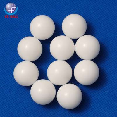 1.5mm -38.1mm white PP PA POM PTFE PEEK plastic ball