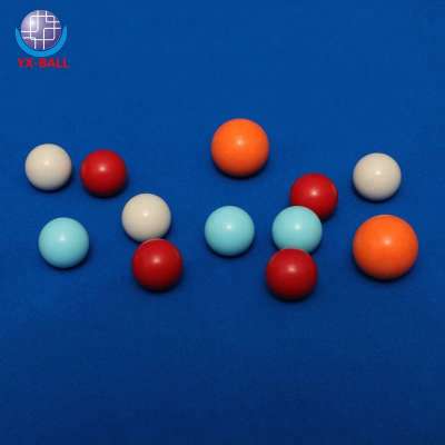 High quality 1/4inch 6.35mm 8.731mm 9.525mm PA POM PP solid plastic ball